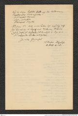 Nachlass Franz Steindachner, Brief von Haupt an Franz Steindachner (20.09.1890), Inv.Nr. 206.01, Seite 4